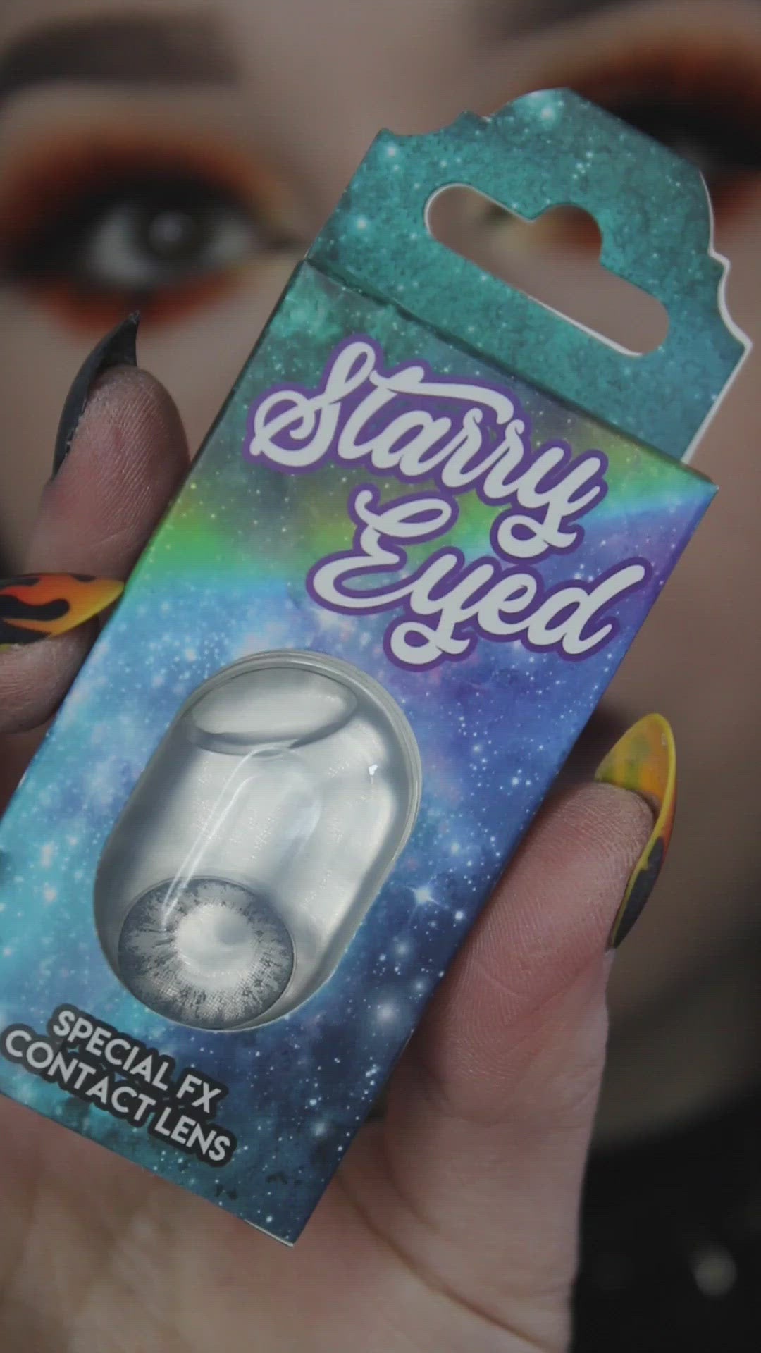 Starry Eyed Yearly Lenses - BLACK OUT