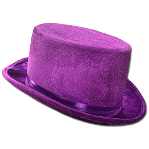 Velvet Top Hat - Perfect Purple