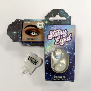 Starry Eyed Yearly Lenses - WHITE OUT