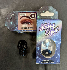 Starry Eyed Yearly Lenses - BLACK OUT