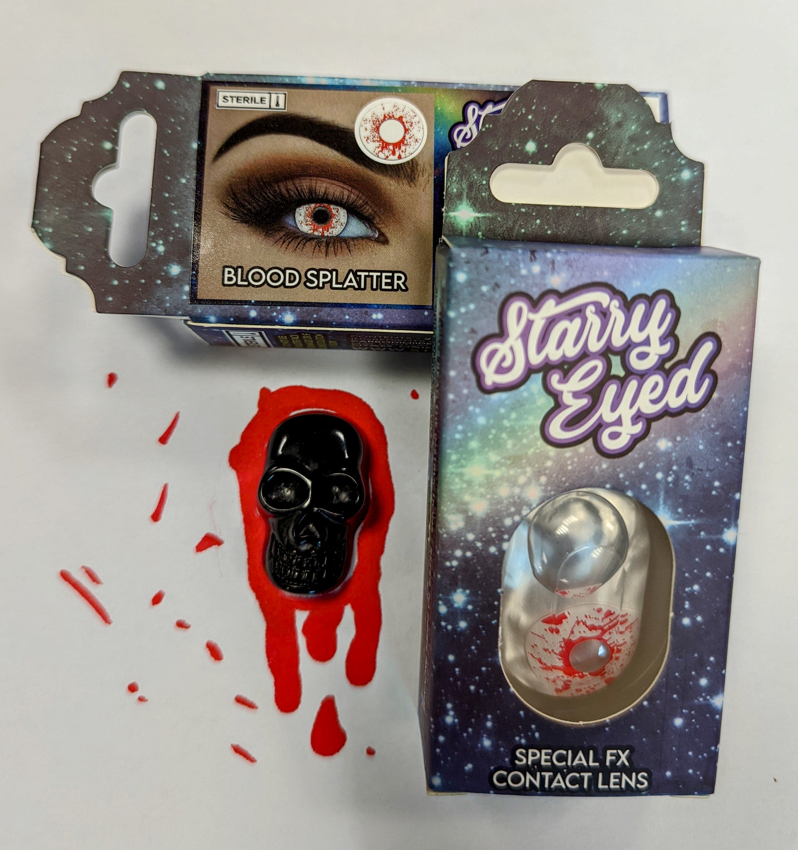 Starry Eyed Yearly Lenses - BLOOD SPLATTER