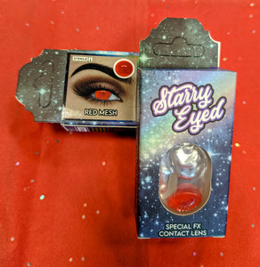 Starry Eyed Yearly Lenses - RED MESH