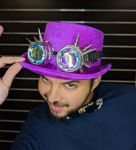 Velvet Top Hat - Perfect Purple