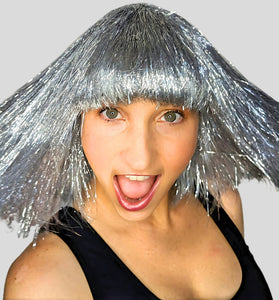 Sparkle Nation Wig - Silver