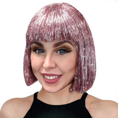 Sparkle Nation Wig - Pink